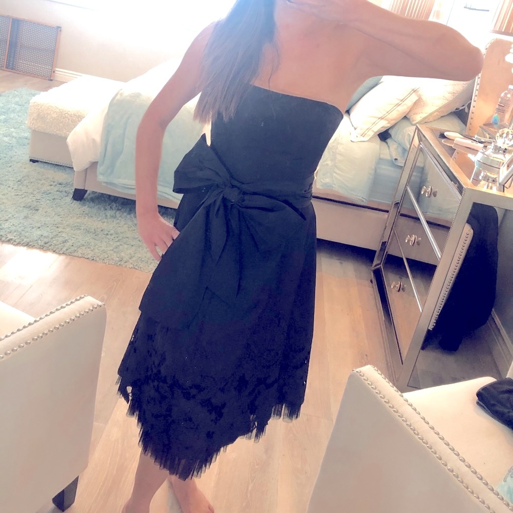 Black, BCBG classic cocktails dress
